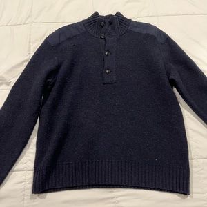 Men’s blue 100% wool Polo by Ralph Lauren sweater size L